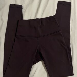 LULULEMON wunder under Black High-Waisted Leggings